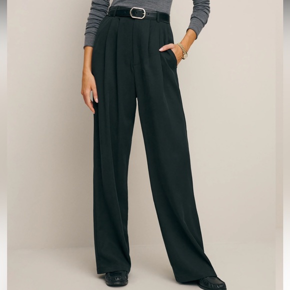 NWT Reformation Linen Mason Pants Size 6 NWT - Picture 2 of 8